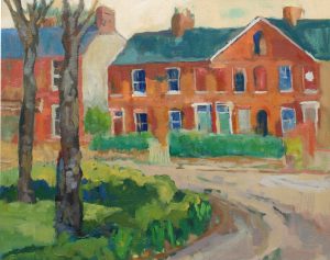 Horsefair Green opposite the War Memorial